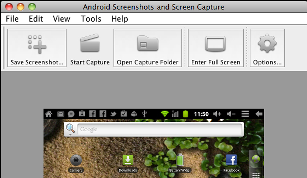 Android screenshots