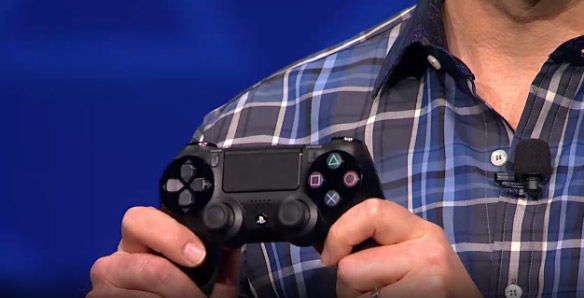 Geek insider coverage of sony's playstation 4 announcement 1 New sony controller, touchpad