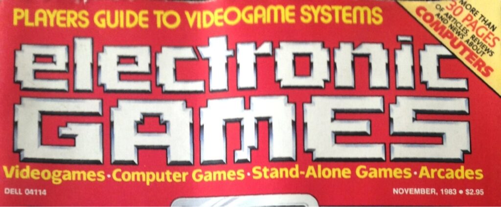 Electronic games from the 80's