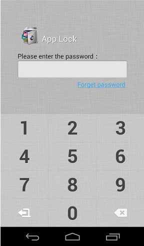 Lock individual apps on android