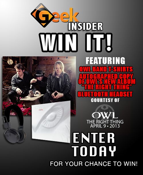 Geek insider, geekinsider, geekinsider. Com,, win it! Band prize pack giveaway featuring owl, contests