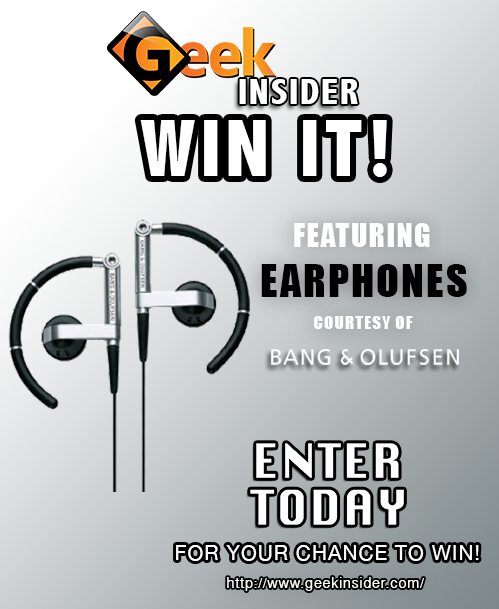 Geek insider, geekinsider, geekinsider. Com,, win it! Bang&olufsen earphones giveaway, gaming