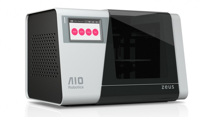 All-in-one zeus 3d printer kickstarted