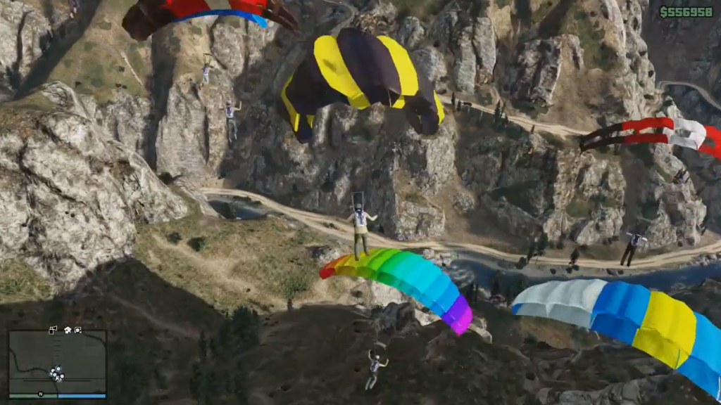 Gta online parachutes