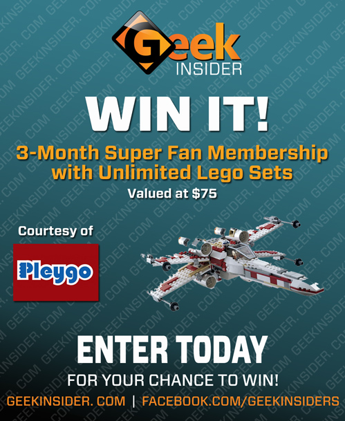 Geek insider, geekinsider, geekinsider. Com,, win it! 3-month pleygo lego rental subscription giveaway, entertainment