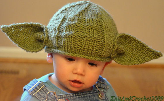 Geek insider geeky knitting and crocheting 4 Yoda hat