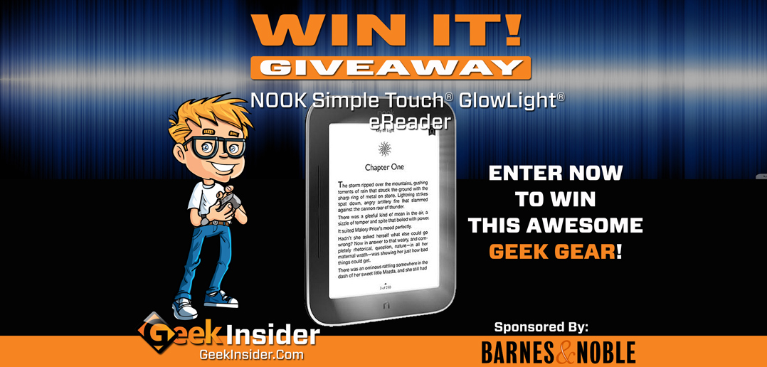 Nook simple touch glowlight giveaway