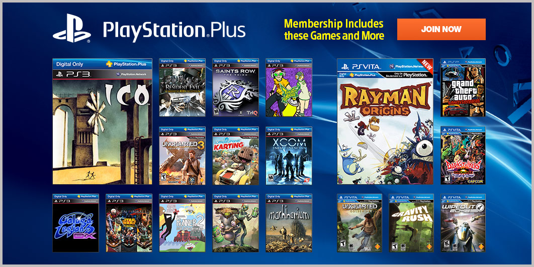Free games offered through playstation plus for the month of june 2014