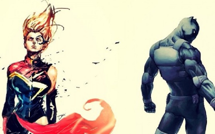 Teasing black panther and captain marvel in the marvel cinematic universe