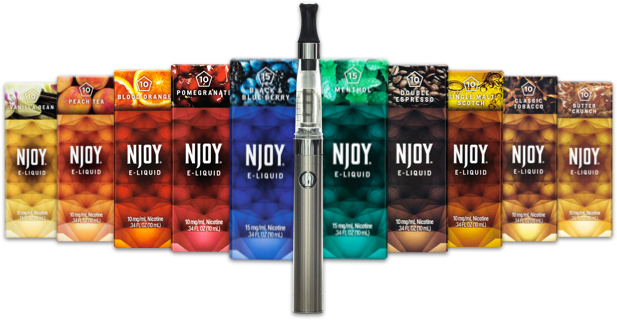 Njoy: all the satisfaction of smoking with none of  the tobacco