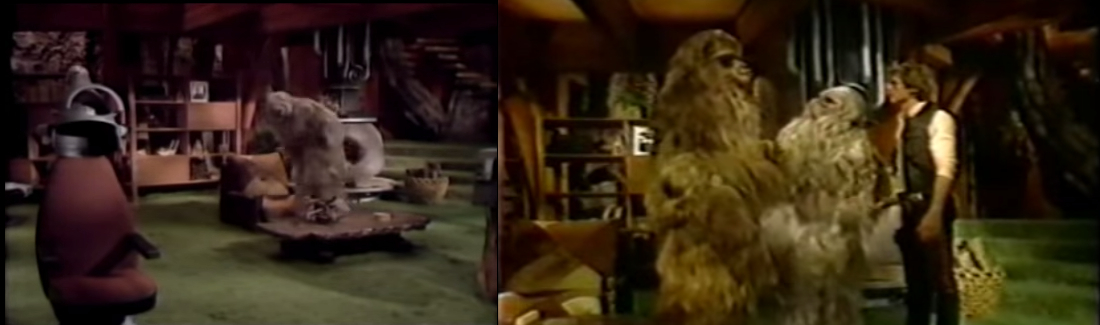 Wookie living room 1978  star wars holiday special