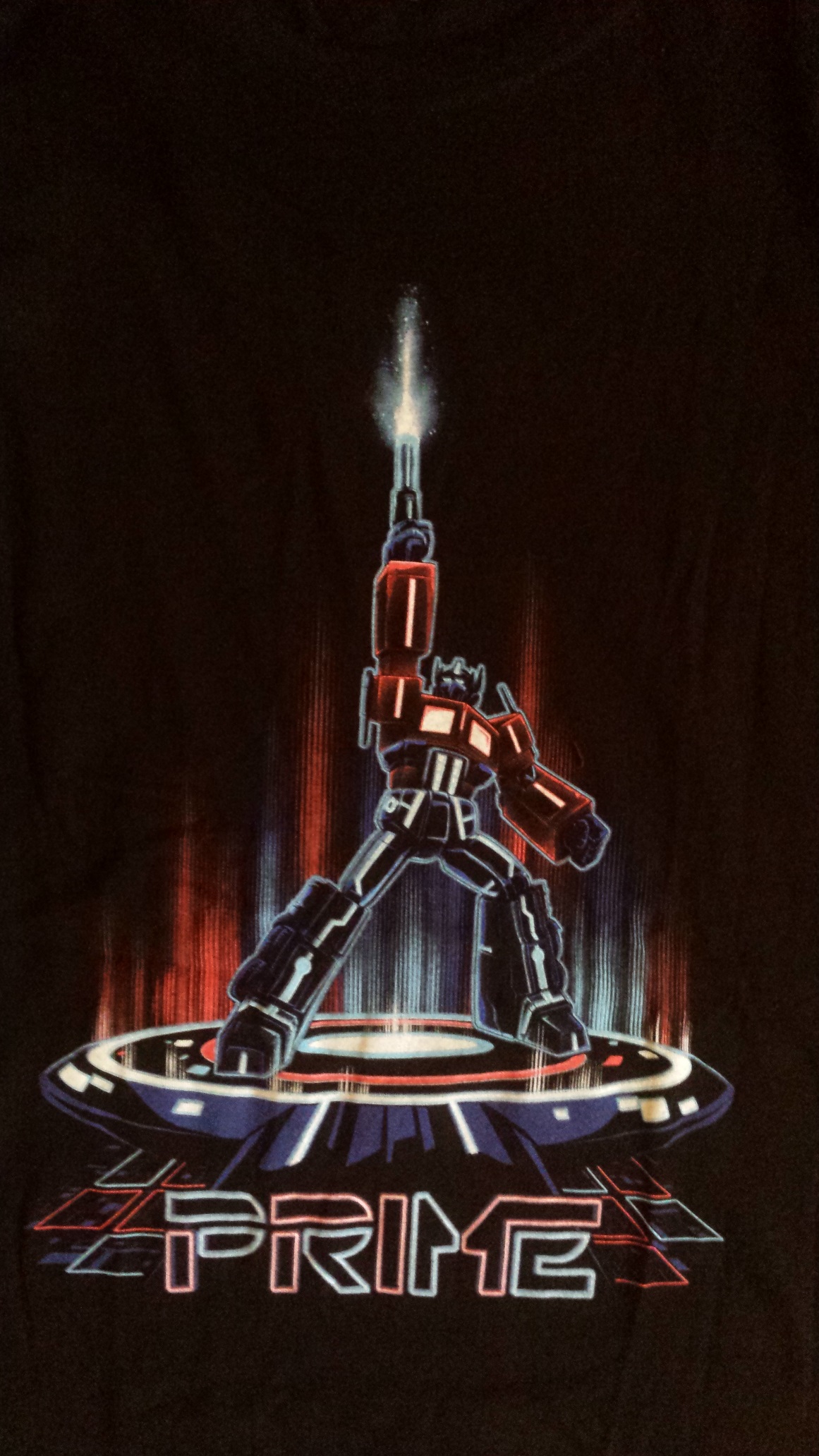Cyber themed loot crate: transformers/tron tshirt