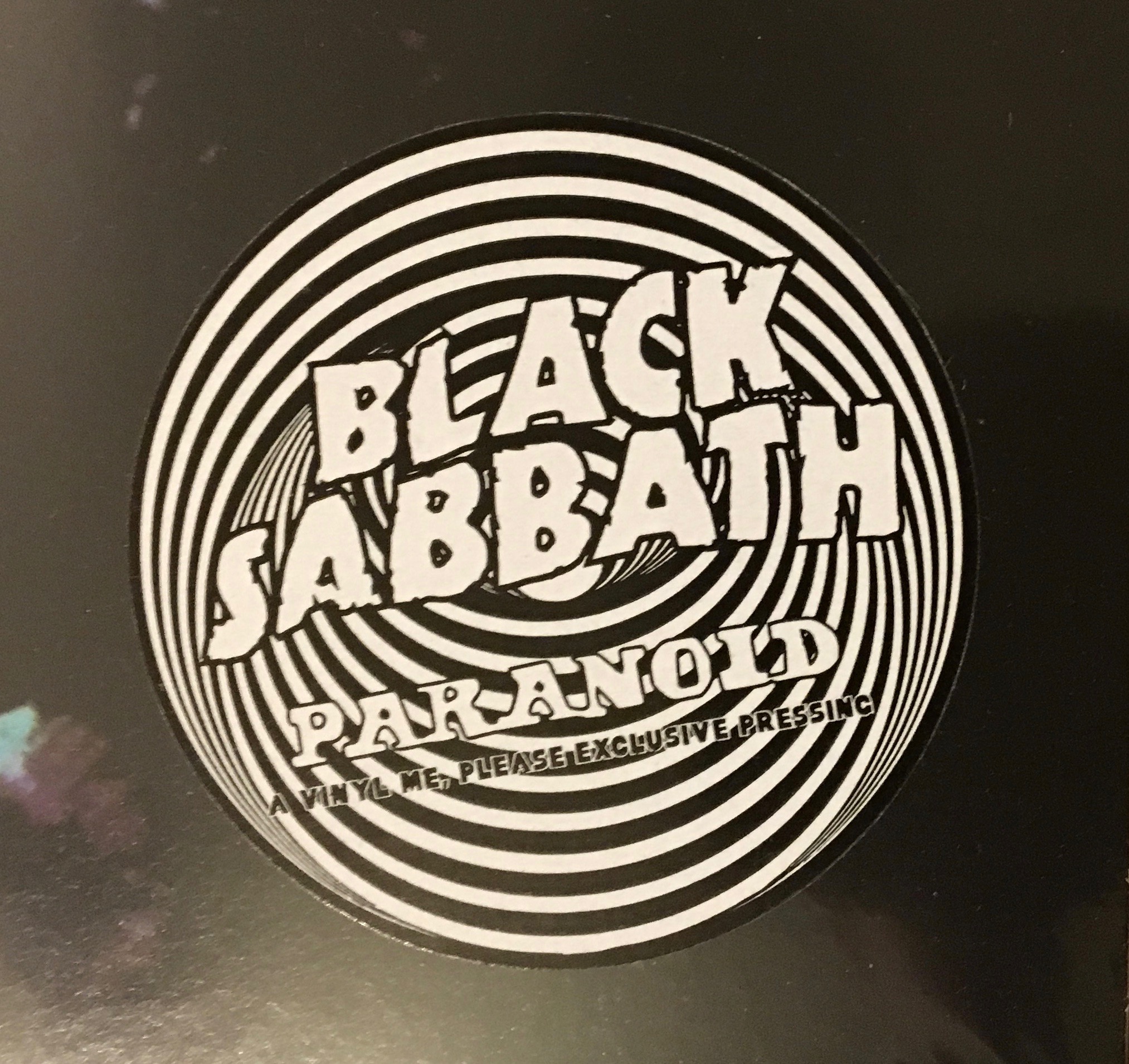 Vinyl me, please, exclusive pressing, black sabbath, paranoid