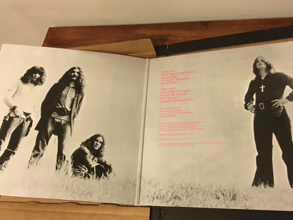 Ozzy, paranoid, black sabbath, vinyl me please