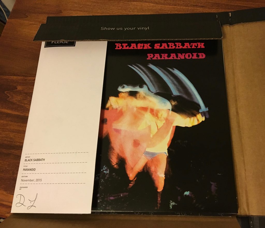 Black sabbath, music geek, record clubs, subscription, vinyl me, please