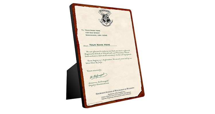 Hogwarts_acceptance_letter, gifts for potterhead