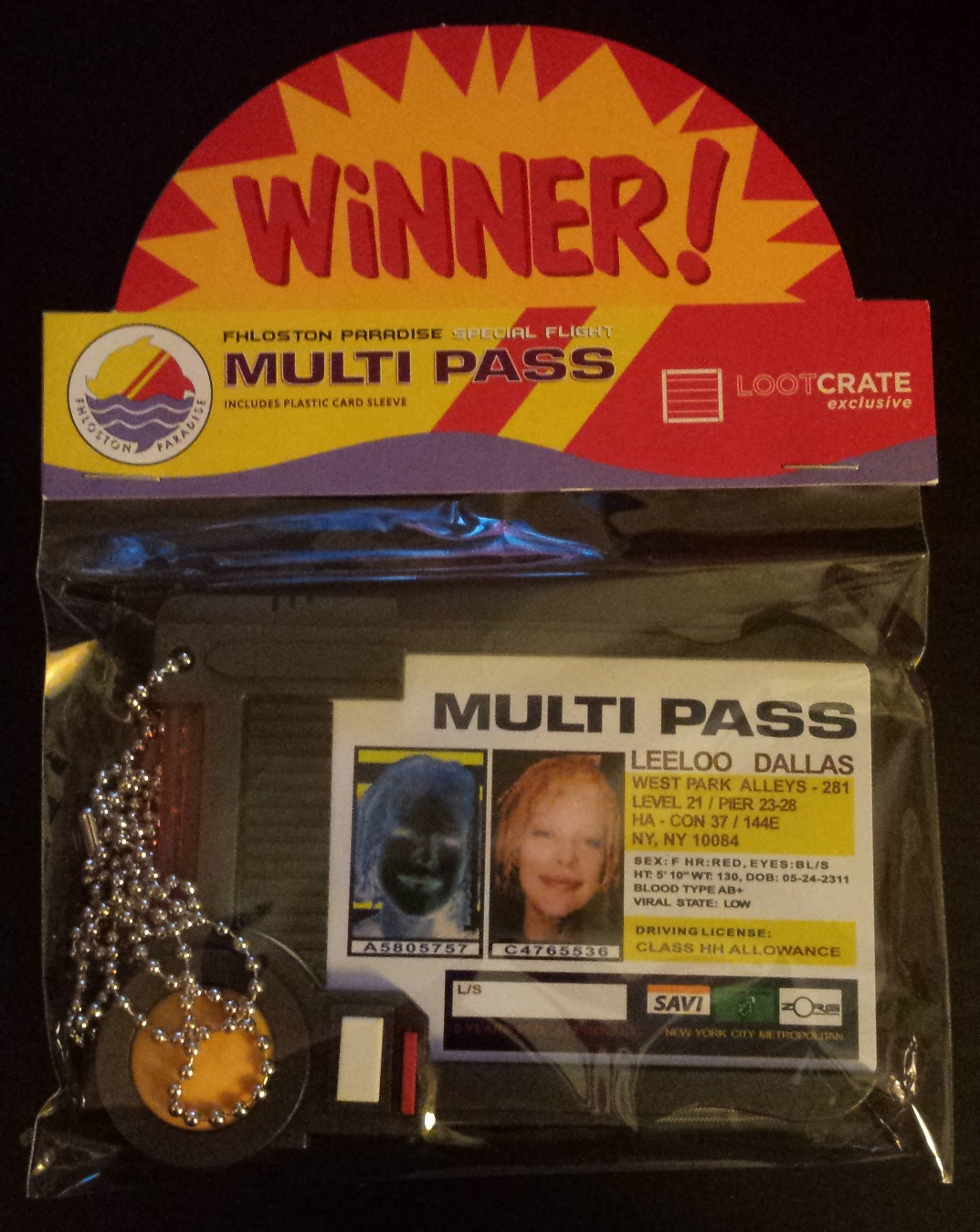 Multipass pack, the fifth element, loot crate january 2016, loot crate unboxing, x files, invasion