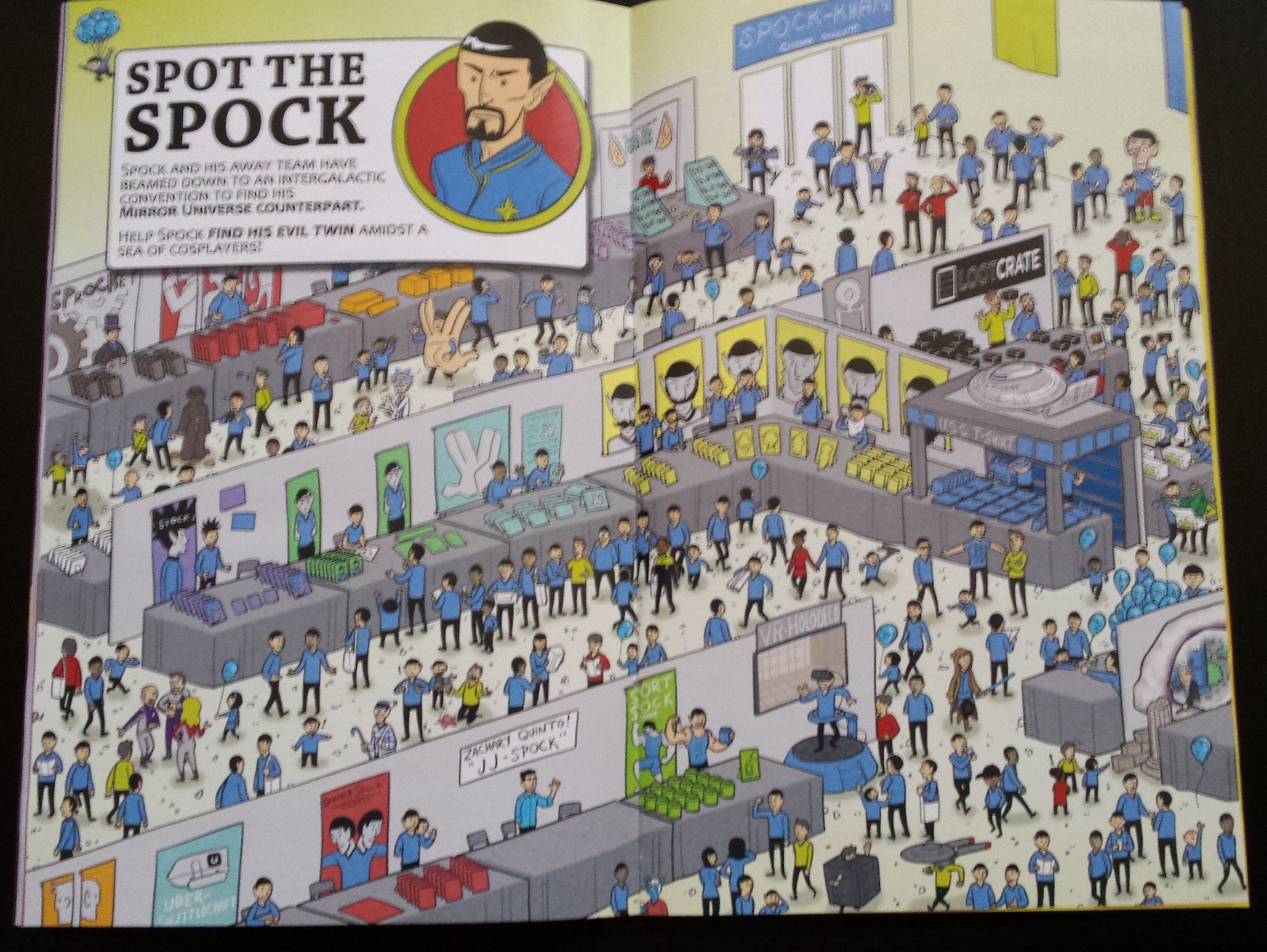 Loot crate magazine, loot crate versus, spot the spock