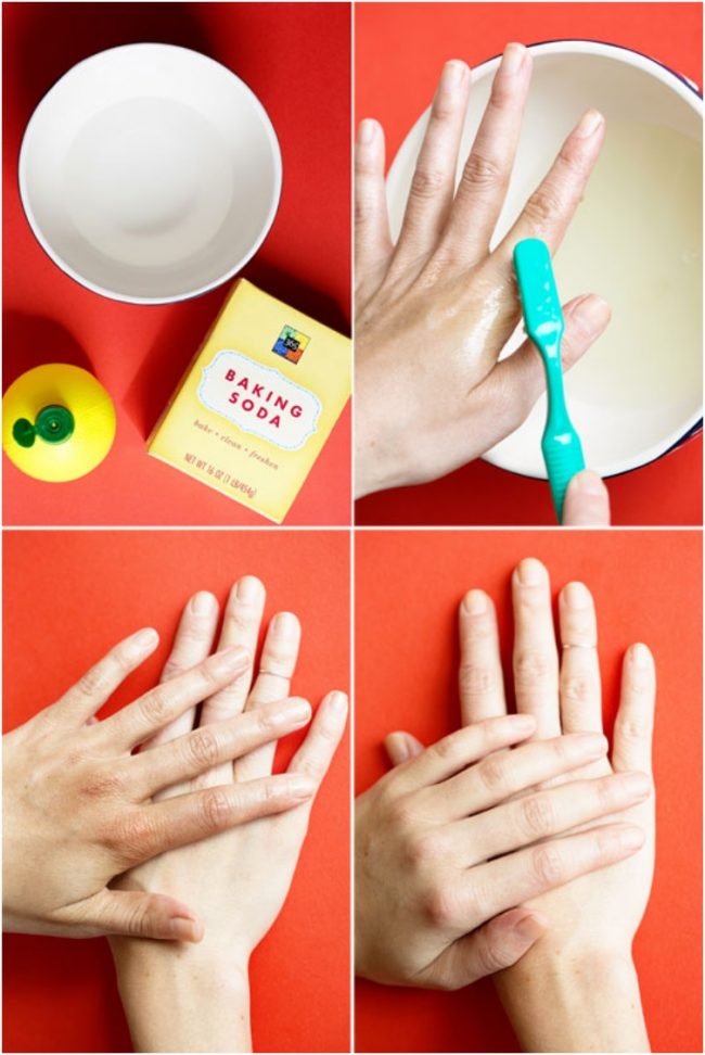 Remove fake tan with this toothbrush beauty hack