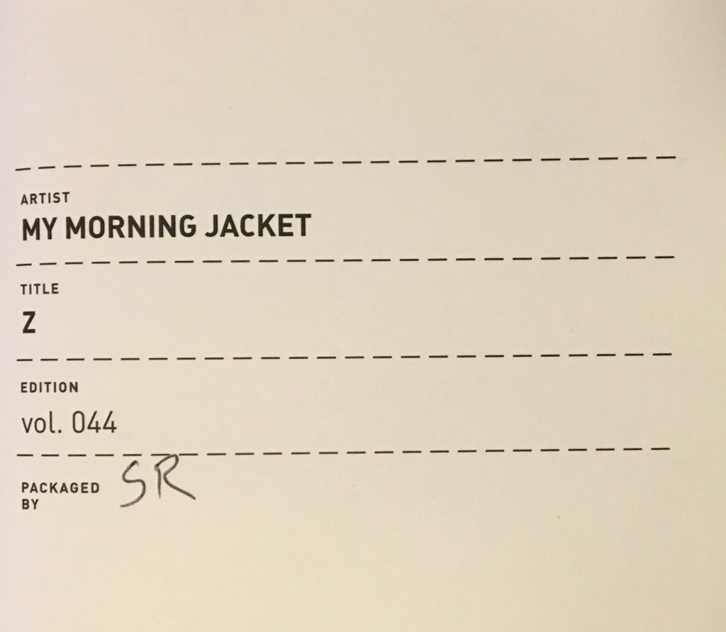 My morning jacket