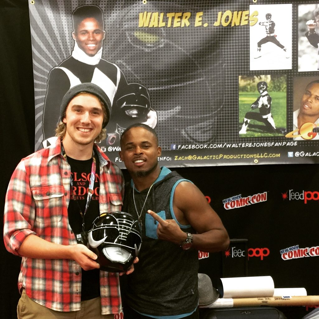 Geek insider power rangers come to life at nycc 2016 2 Of course i was going to get a photo with walter jones.