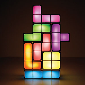 Tetris lamp, geeky christmas gifts