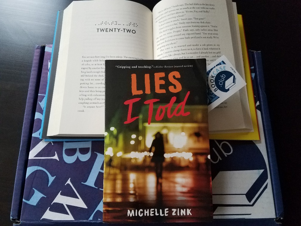 Bookcase club selection 'lies i told' by michelle zink