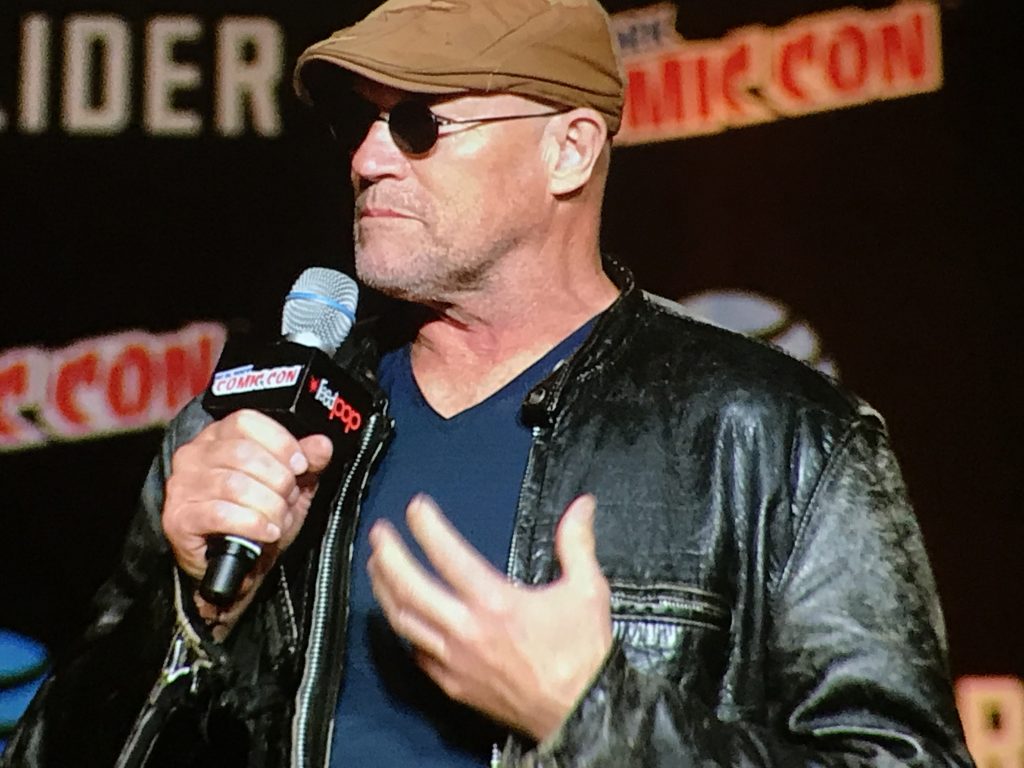 Geek insider from ‘guardians of the galaxy’ to ‘mary poppins’: michael rooker addresses his future with marvel during spotlight panel at nycc 2 Michael rooker at nycc