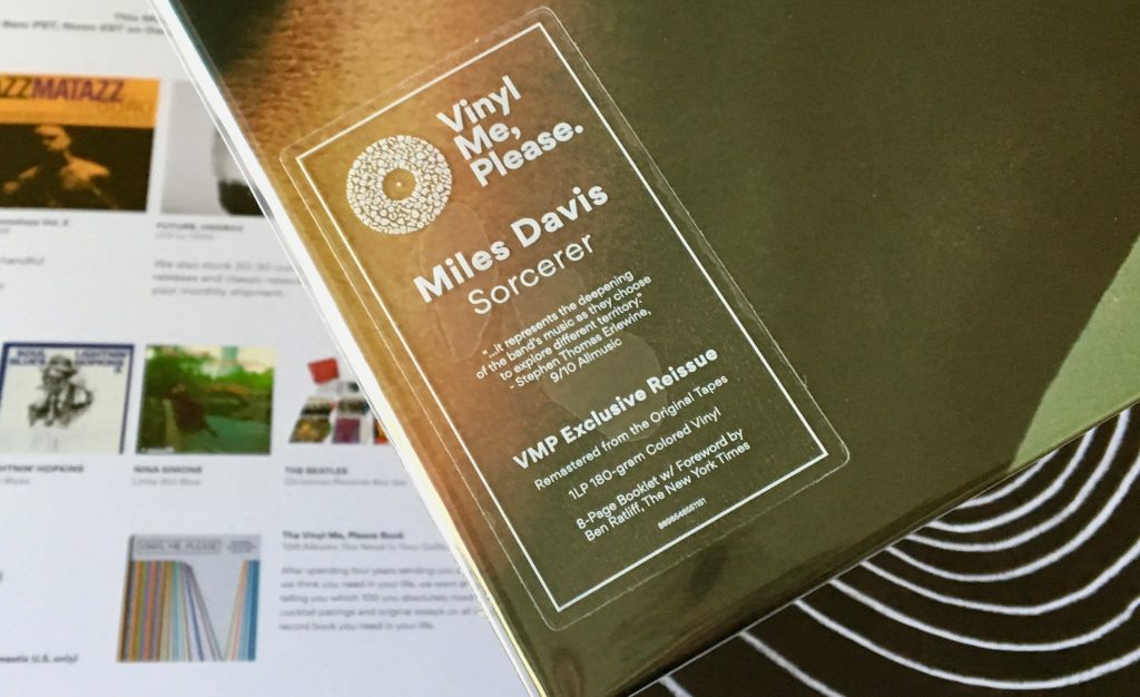 Geek insider vinyl me, please december edition: miles davis 'sorcerer' 8 Geek insider, geekinsider, geekinsider. Com,, vinyl me, please december edition: miles davis 'sorcerer', entertainment