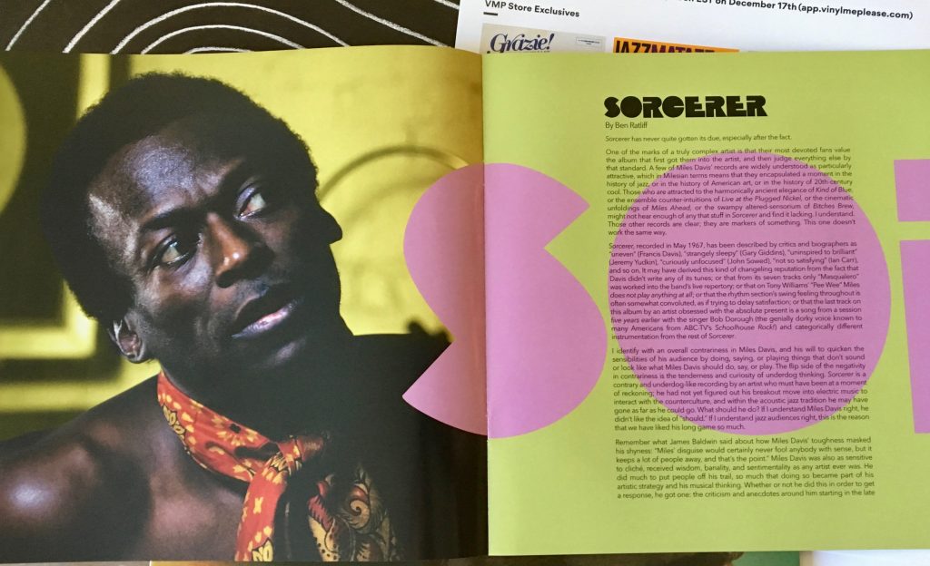 Geek insider vinyl me, please december edition: miles davis 'sorcerer' 16 Geek insider, geekinsider, geekinsider. Com,, vinyl me, please december edition: miles davis 'sorcerer', entertainment