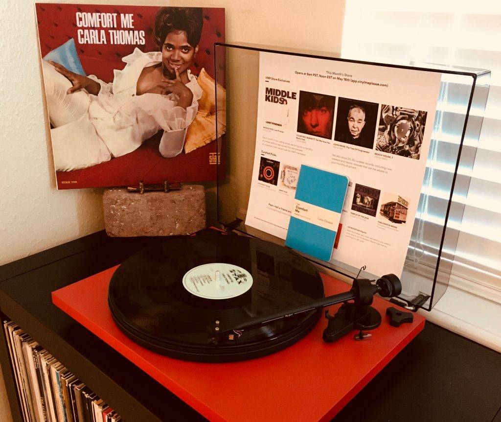 Geek insider vinyl me, please may edition: carla thomas 'comfort me' 20 Comfort me