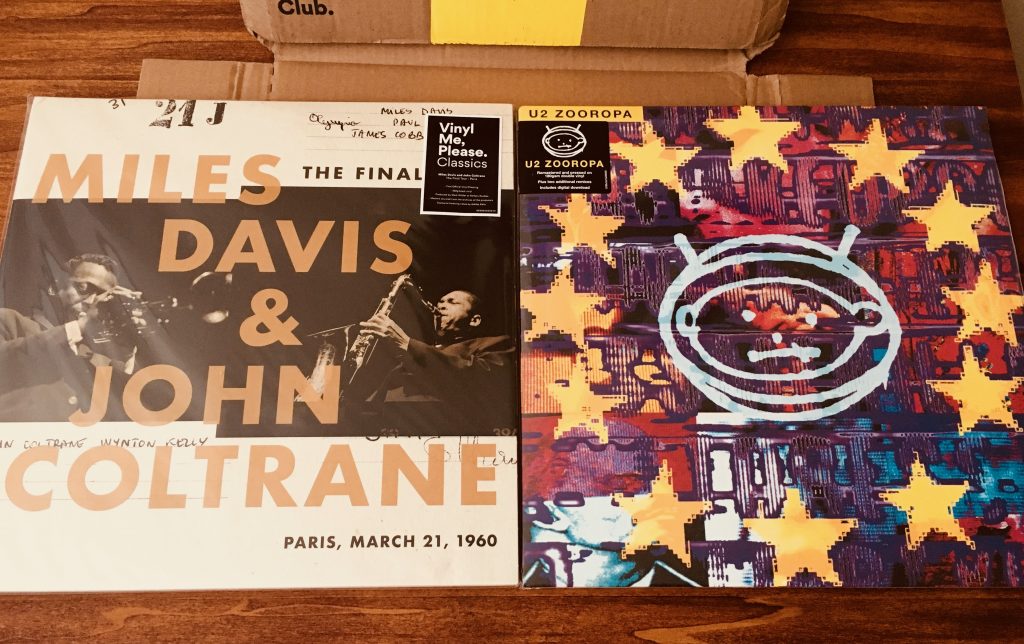 Geek insider vinyl me, please august edition: miles davis & john coltrane "the final tour" 6 Vinyl me, please, miles davis & john coltrane "the final tour" and u2 zooropa