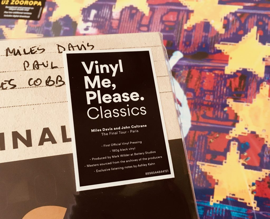 Geek insider vinyl me, please august edition: miles davis & john coltrane "the final tour" 9 Geek insider, geekinsider, geekinsider. Com,, vinyl me, please august edition: miles davis & john coltrane "the final tour", entertainment