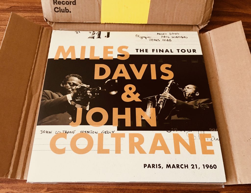 Geek insider vinyl me, please august edition: miles davis & john coltrane "the final tour" 7 Vinyl