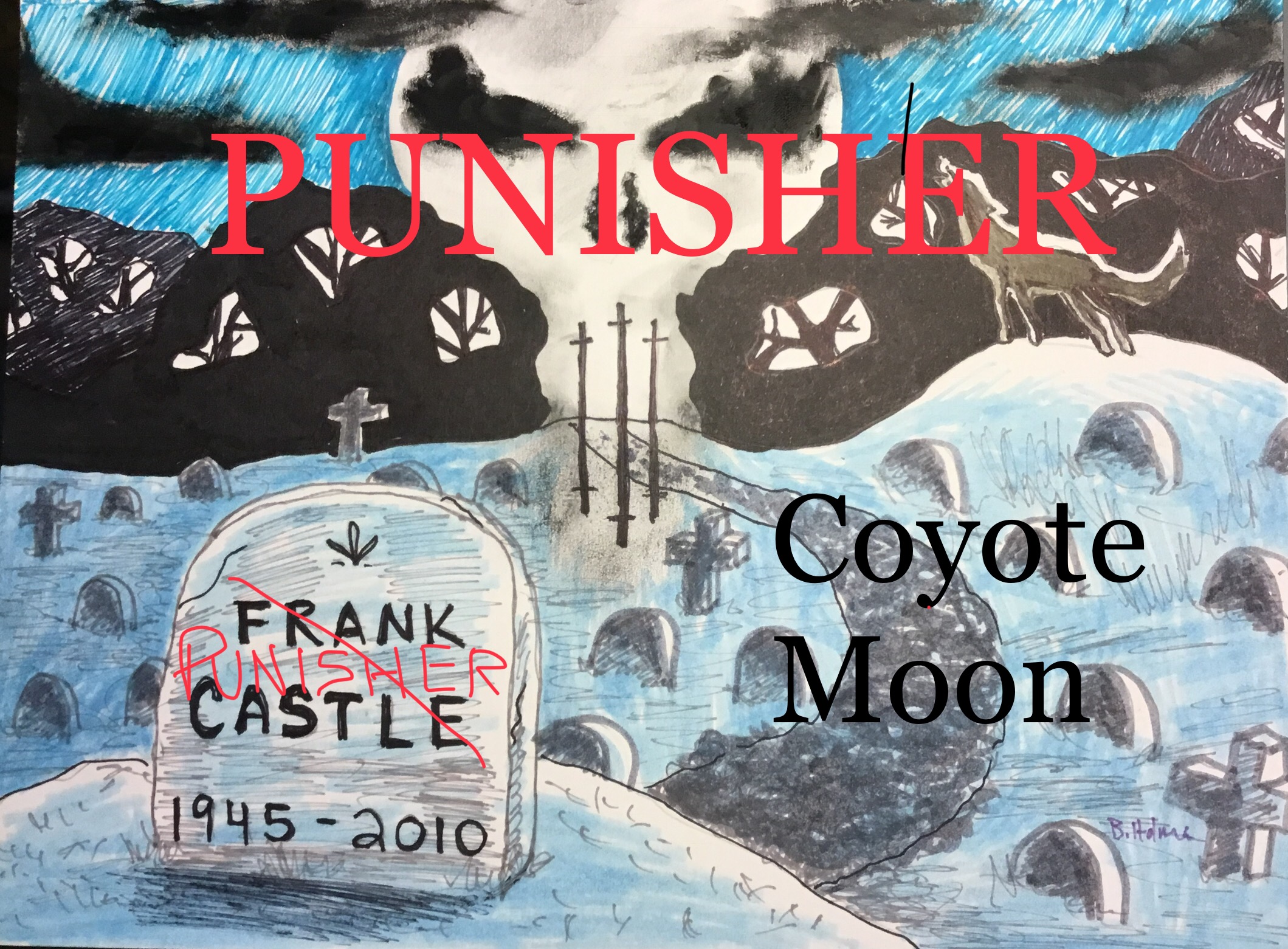 The punisher, fan fiction, coyote moon