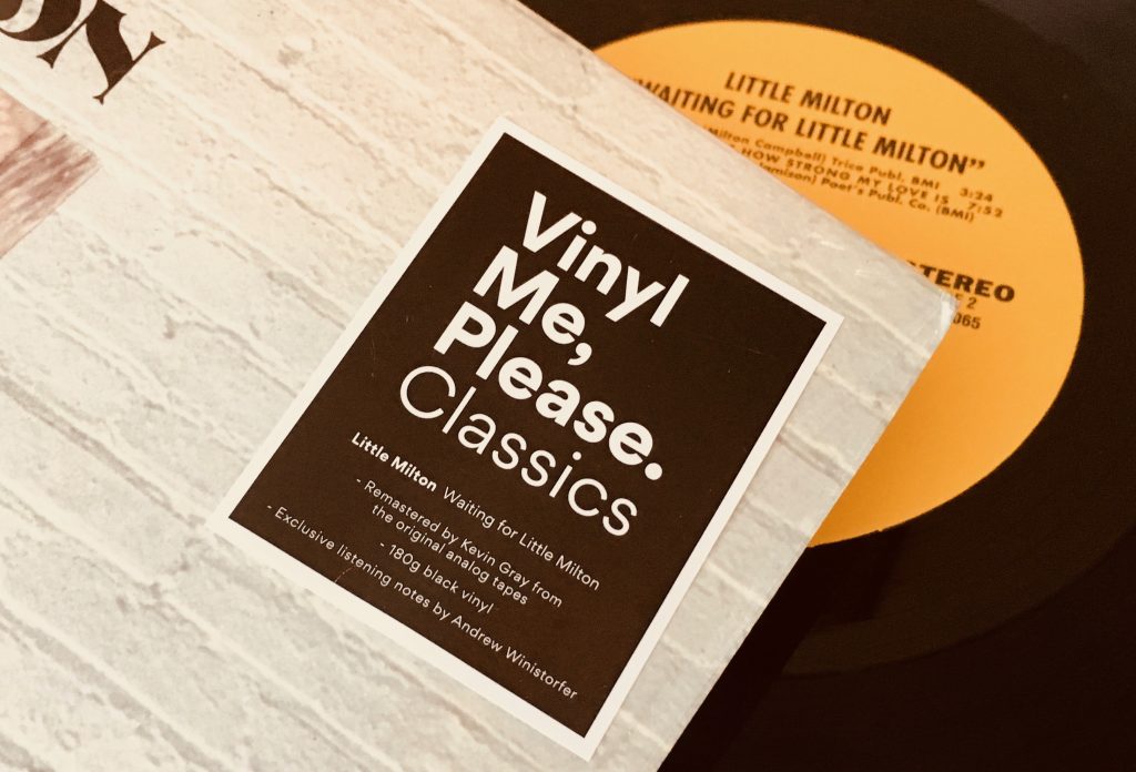 Geek insider vinyl me, please october edition: little milton 'waiting for little milton' 9 Vinyl me please