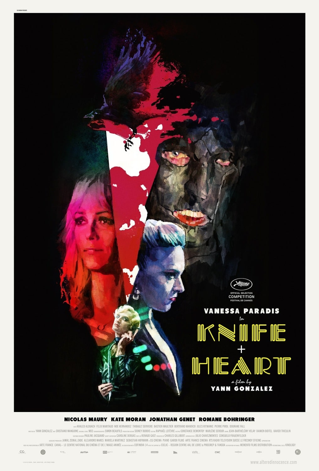 Knife+heart, giallo horror, trailer review