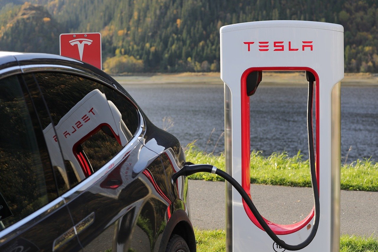 Jay leno and tesla