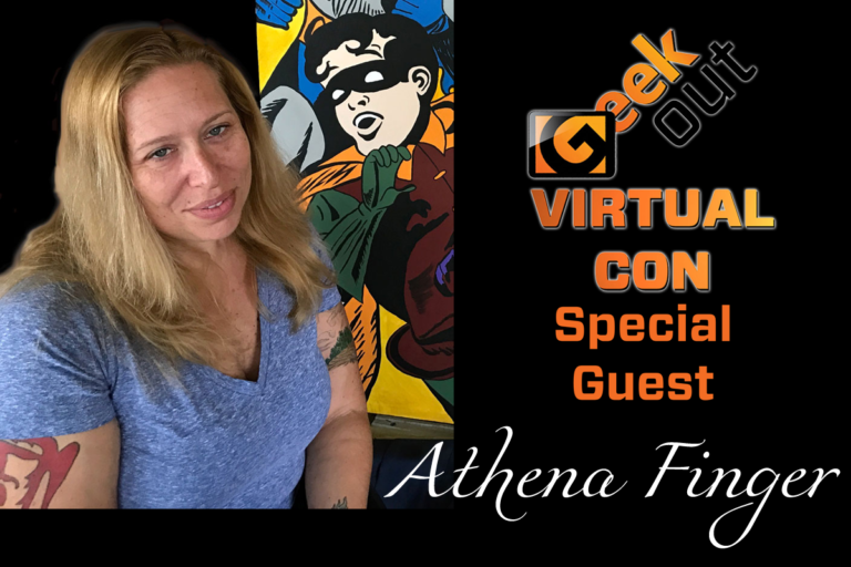 Meet athena finger, heiress to the dark knight | geek out virtual con 2020