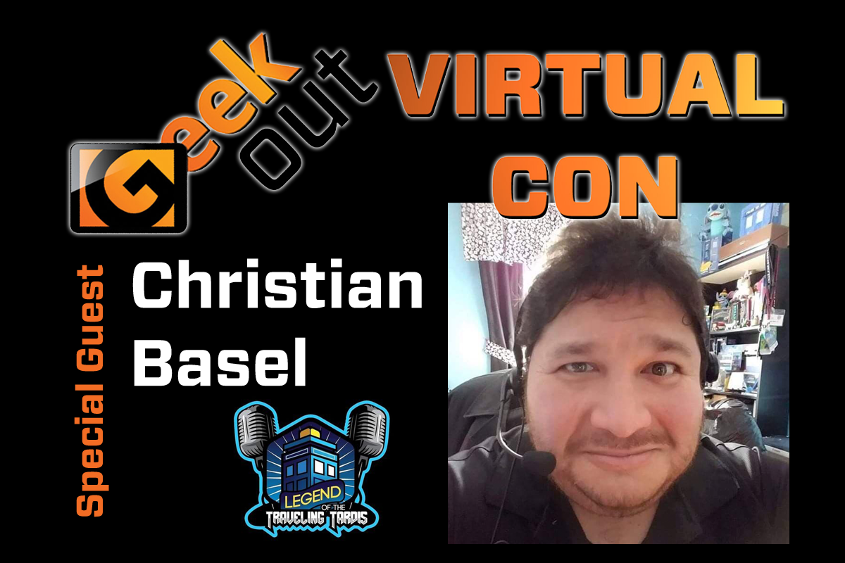 Christian basel of hwws legend of the traveling tardis is coming to geek out virtual con 2020
