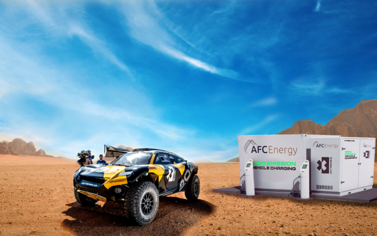 Extreme e and afc energy to pioneer zero emission vehicle charging