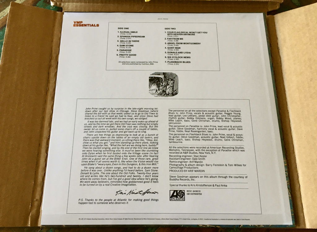 Geek insider vinyl me, please january unboxing: john prine - 'john prine' 7 Geek insider, geekinsider, geekinsider. Com,, vinyl me, please january unboxing: john prine - 'john prine', entertainment