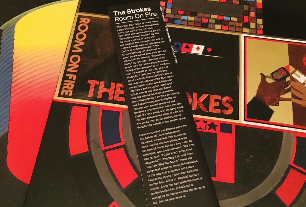 Geek insider vinyl me, please february unboxing: the strokes 'room on fire' 14 Geek insider, geekinsider, geekinsider. Com,, vinyl me, please february unboxing: the strokes 'room on fire', entertainment