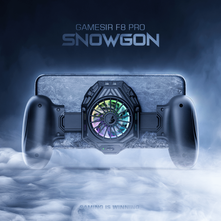 Gamesir announces availability of its f8 snowgon mobile cooling grip