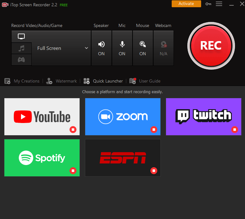 Best free screen recorder with no watermarks