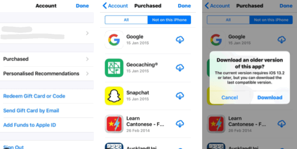 3 Ways To Install Older Versions Of Apps On An Older IPhone