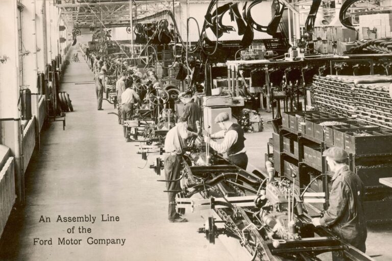 A Brief History of the Assembly Line Before and After Ford
