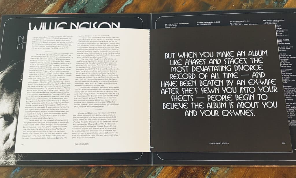 Geek insider vinyl me, please unboxed - willie nelson 'phase and stages' 12 Geek insider, geekinsider, geekinsider. Com,, vinyl me, please unboxed - willie nelson 'phase and stages', reviews