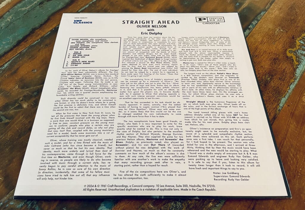 Geek insider, geekinsider, geekinsider. Com,, vinyl me, please unboxed: oliver nelson with eric dolphy 'straight ahead', entertainment, reviews