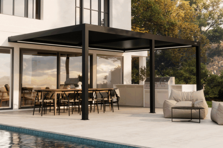 The s3 smart pergola redefines outdoor living with industry-leading smart technology